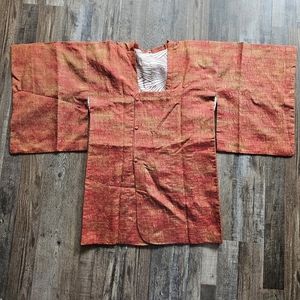 Vintage ombre sunset michiyuki | kimono raincoat